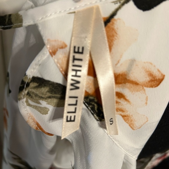 Nasty Gal Elli White Floral Dress Size Small - Picture 4 of 4